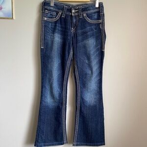 Silver Jeans Women's‎ SUKI Surplus Bootcut Medium Wash Mid-Rise Jeans Size 26